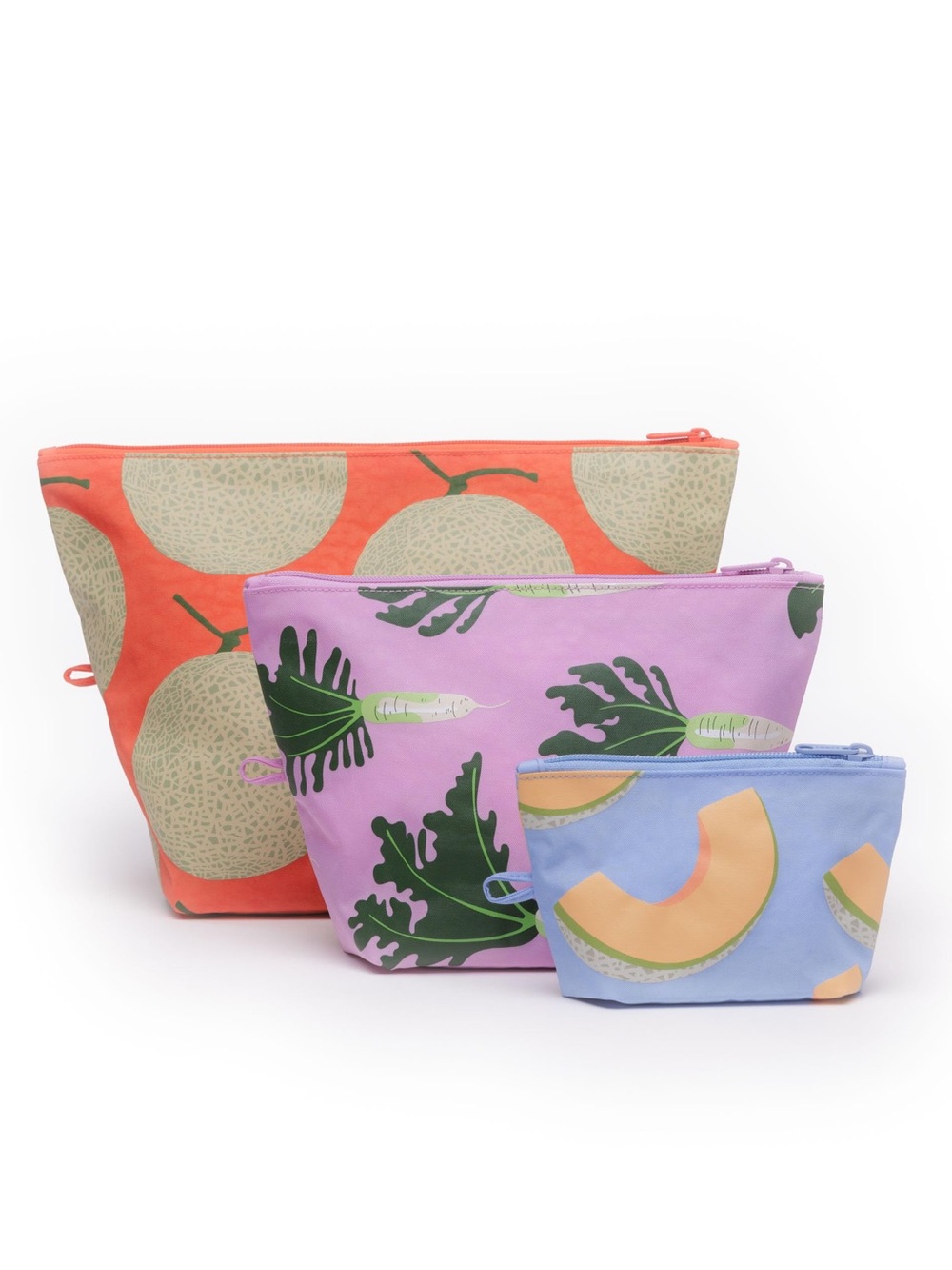 BAGGU Go Pouch Set - Japanese Produce - Set of 3 Pouches